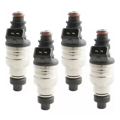 4X 650CC Fuel Injectors For MITSUBISHI Eclipse EVO 4 5 6 7 8 9  FC3S 4G63T 4AGE • $55.97