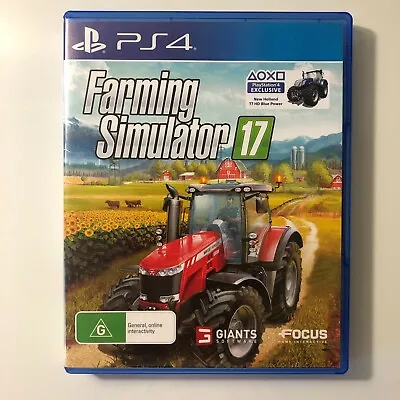 Farming Simulator 17 - PS4 - Includes Manual VGC • $31.99