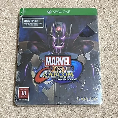 Marvel Vs Capcom Infinite DELUXE Edition [STEELBOOK] (XBOX ONE) NEW Import • $32