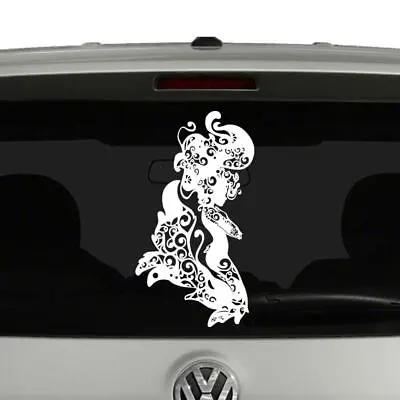 Mermaid Floating Mandala Vinyl Decal Sticker • $5.95