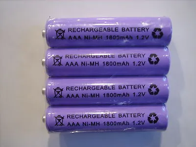 £6.69 • Buy BT FREESTYLE 210 250 225 335 310 350  4x 1.2V 1800 MAh RECHARGEABLE BATTERIES