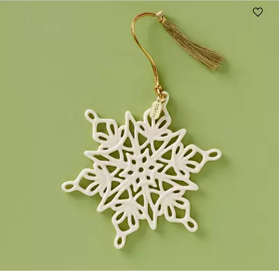 LENOX 2024 Annual SNOW FANTASIES Snowflake Christmas Ornament NEW 895772 • $22