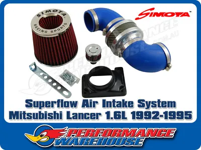 $69.26 • Buy Simota Superflow Carbon Fibre Air Intake Suits Mitsubishi Lancer 1.6l 1992-1995