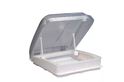 Caravan Motorhome RV Roof Hatch Skylight 400x400 With Blind And LED Light • $196.19