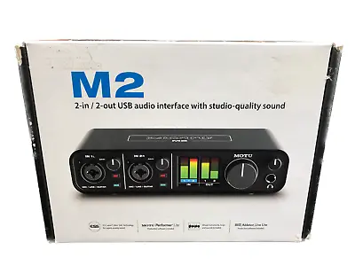 Motu M2 2x2 USB-C Audio Interface *BRAND NEW* • $169.25