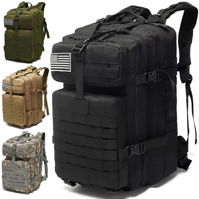 Military Tactical Backpack Large Army Pack 3 Day Assault Pack Molle Bag Rucksack • $35.98