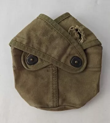 WWII WW2 USMC US Marine Corps Canteen Cover Cross Flap • $28