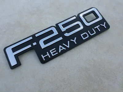 92 -97 Ford F-250 Heavy Duty Side Fender Emblem Logo Badge Sign A7108 • $29.95