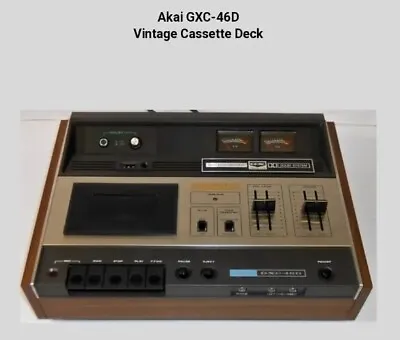 £189.99 • Buy Vintage Akai GXC-46D Stereo Cassette Deck Superb Working Condition