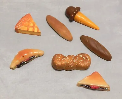 Lot Of 7 Vintage Food Shapes Refrigerator Magnets Hong Kong • $24