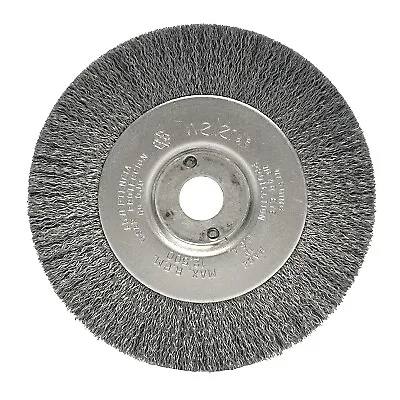 Narrow Face Crimped Wire Wheel 4 In D X 1/2 In W .014 In Steel 6000 Rpm • $16.21