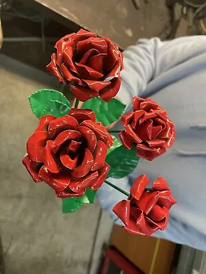 Hand Crafted Flowers - Red Rose • £30