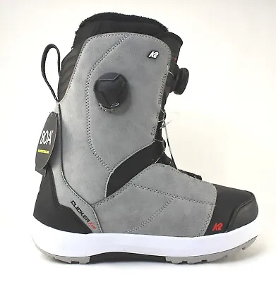 K2 Kinsley Boa Clicker X HB Snowboard Boots Women's Size 8 Grey New 2021 • $227.47