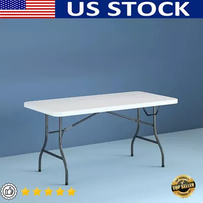 Folding Table 6 Foot Waterproof Top Compact Cater Barbecue Holiday Home Outdoor • $85.50