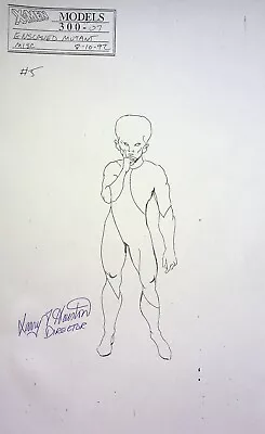 X-Men The Animated Series 1993 SIGNED LARRY HOUSTON Model Cel Copy • $14.99