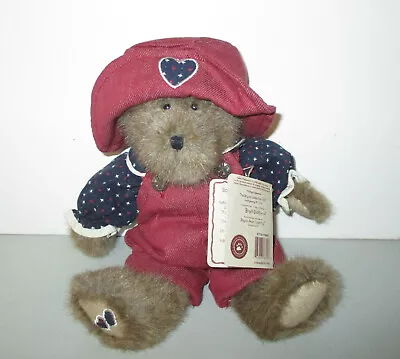 GENUINE BOYDS BEAR THE HEAD BEAN COLLECTION MAGGIE B. BEARHEART 10 In - NWT • $12.50