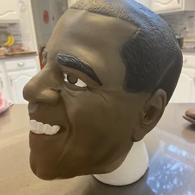President Barack Obama Mask Halloween Full Head Latex  2008 Disguise Adult • $11