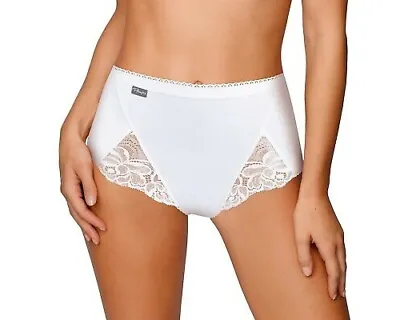 £19.95 • Buy Playtex Cotton & Lace Stretch Maxi Brief (3 Pack) White