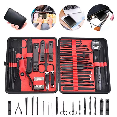 36PCS Women Manicure Pedicure Set Finger Toe Nail Clippers Scissors Grooming Kit • $14.99