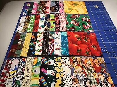 I SPY Quilt Squares Lot Of (40)  5 X5  100% Cotton Rotary Cut RARE SQUARES • $9