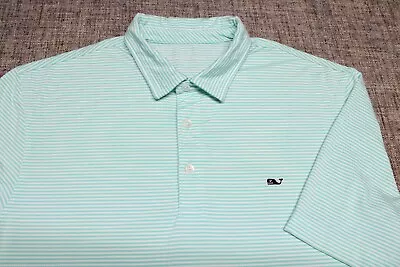 Vineyard Vines Poly Spandex Golf Shirt--l--whale--exceptional To Perfect Quality • $4.99