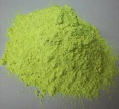 FLUORESCENT YELLOW 250g POWDER PAINT  FOR ART & CRAFT NON TOXIC ODOUR FREE • £4.99