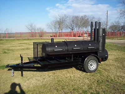 NEW Reverse Flow Custom BBQ Pit Smoker Charcoal Grill Trailer • $6450