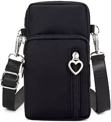 Phone Bag Purse Wallet Crossbody Bag Lightweight Roomy Pockets Smartphone Sports • $18.61