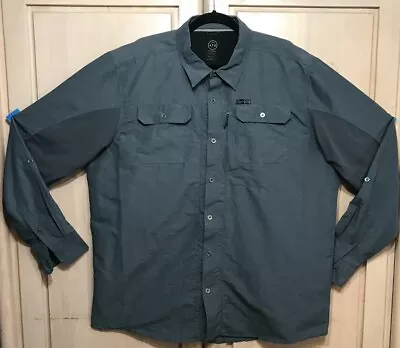 Wrangler ATG All Terrain Gear Men's Reg Fit Long Sleeve Button Up Shirt Size 2XT • $18