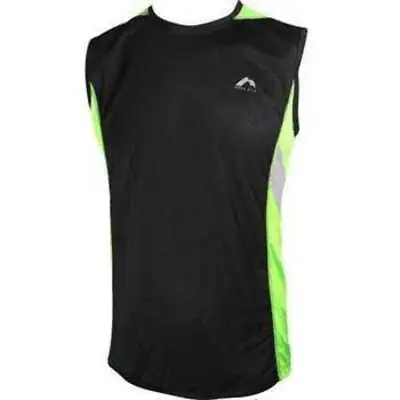 £3.49 • Buy More Mile Mens More-Tech Sleeveless Running Vest Tank Top - Black