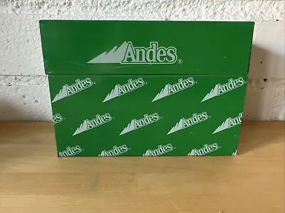 Vintage Metal Andes Mints Recipe Box Tin (see Description) • $15