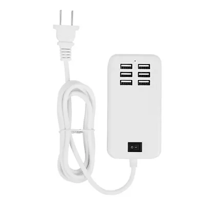 Multi Port 6-USB AC Wall Charger Desktop Fast Charging Station Power Adapter Hub • $14.12