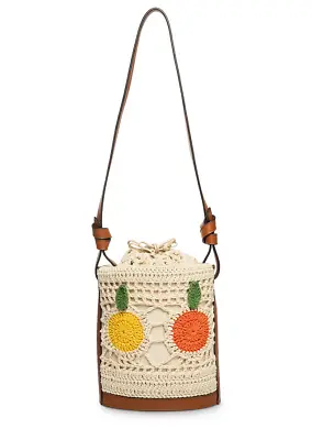 $197.50 • Buy Staud Anita Crochet Fruit Bucket Bag 