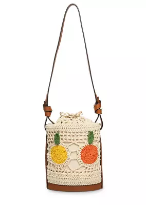Staud Anita Crochet Fruit Bucket Bag 220019 • $197.50