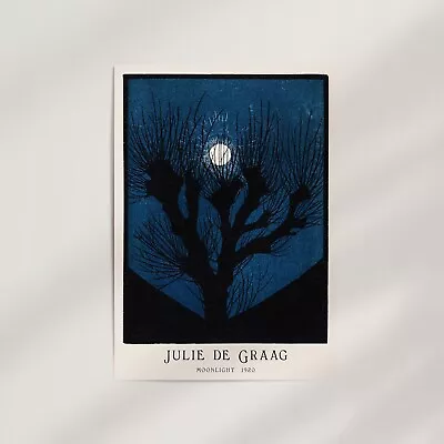 Moonlight By Julie De Graag (1920) Premium Wall Art Poster Print - Art Nouveau • $114.95