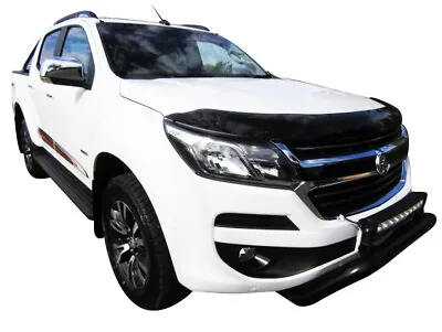 $89.95 • Buy Bonnet Protector Hood Guard For Holden Colorado 2017-20 Black Tinted