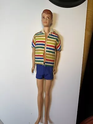 Vintage Barbie ALLAN DOLL #1000 IN ORIG Swimsuit Shirt And Sandals • $45