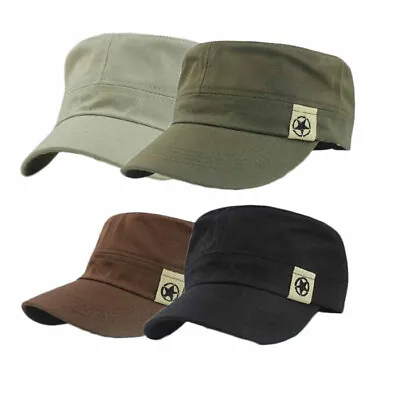 Military Style Army Cap Brushed Premium Cotton Hat- 3 Great Colours-Hat Tricks • £6.99