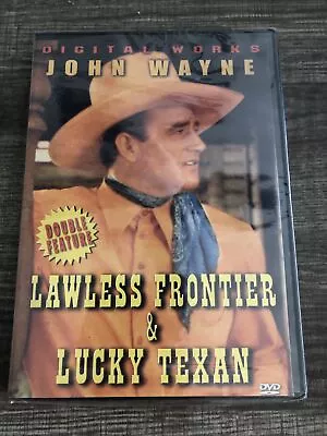 John Wayne Double Feature DVD Lawless Frontier & Lucky Texan Gabby Hayes*Sealed* • $10.49