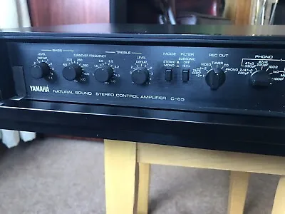 YAMAHA C65 Preamplifier Recently Serviced In Overall Good Condition See Descr • £18