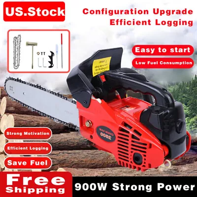 25.4CC 10 Inch Pro Petrol Top Handle Chainsaw 2500 Gasoline Chain Saw 2-stroke • $87.35