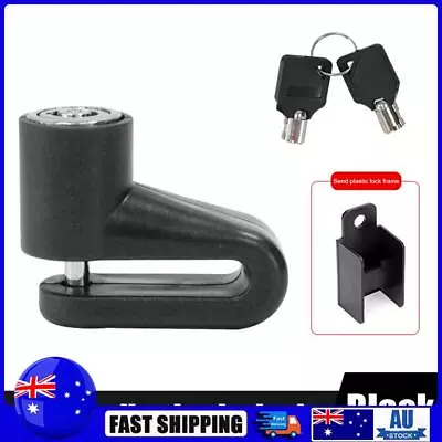 Electric Scooter Disc Brake Lock Anti Theft With Lock Frame For M365 (Black) • $8.39