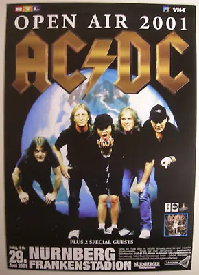 $59.95 • Buy Ac/dc Concert Tour Poster 2001 Stiff Upper Lip