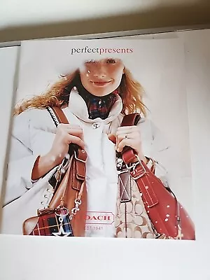 Vintage  Coach Leatherware Christmas Catalog 2002 Nice 40 Pages • $50