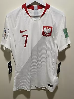 Poland National Team Authentic Vaporknit Milik 2018/19 Home Jersey Nike Soccer M • $250