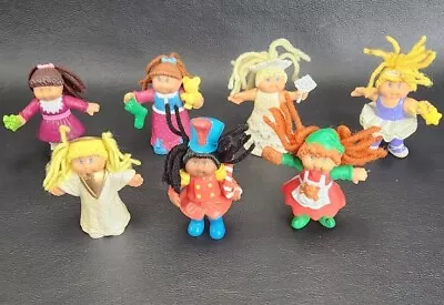 Vtg 90s Cabbage Patch Kid Figures Lot Of 7PVC Mini Figurines • $12.99