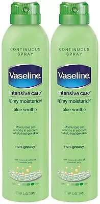 Vaseline Intensive Care Spray Moisturizer Aloe Soothe Spray Lotion Moisturize... • $21.59