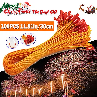 100pcs/Pack 11.81in Electric Connecting Wire For Fireworks Firing System Igniter • $14.49