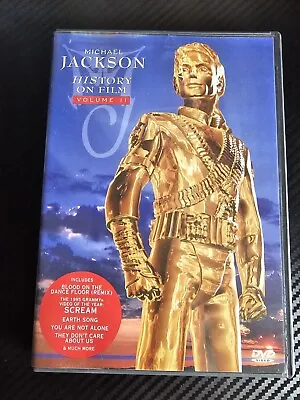 Michael Jackson - Video Greatest Hits - HIStory V. 2: On Film (DVD 1998) • $5