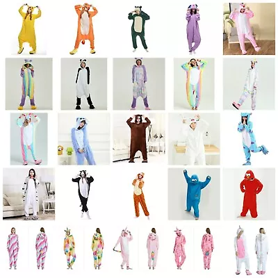 $34.99 • Buy Adult Rainbow Unicorn Animal Onesie Kigurumi Costume Pajamas Sleepwear Book Week